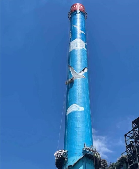 冷卻塔彩繪:以綠色技藝為核心,共筑我們的綠色地球夢